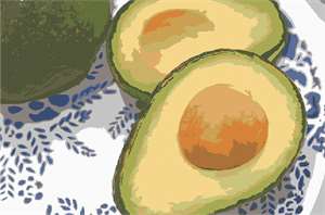 These avocados are ripe and ready to eat