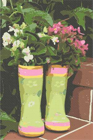 image of Boots Flower Pots