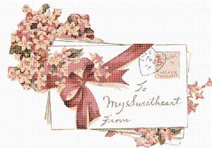 A packet of letters wrapped in ribbon.