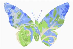 image of Butterfly Swirls Planet Earth