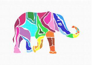 image of Colorful Elephant