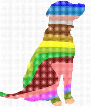 image of Dog Palette Silhouette