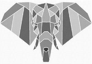 image of Elephant In Geometric
