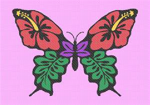 image of Flowers In Butterfly