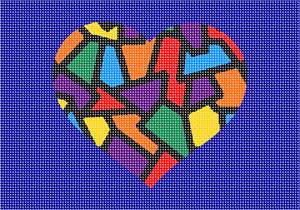 image of Heart Stained Glass