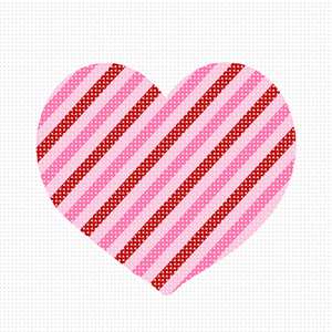 image of Heart Striped