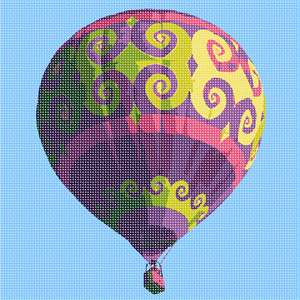 image of Hot Air Balloon Flourish