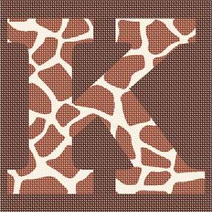 image of Letter K Giraffe