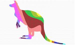image of Kangaroo Palette Silhouette