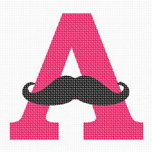 image of Letter A Mustache