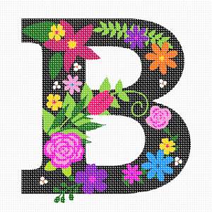 image of Letter B Primary Floral