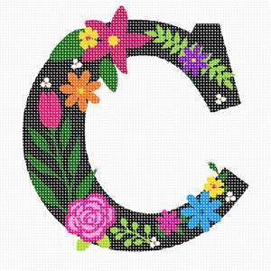 image of Letter C Primary Floral