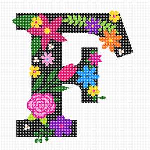 image of Letter F Primary Floral