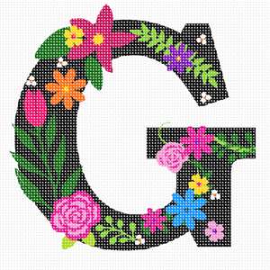image of Letter G Primary Floral