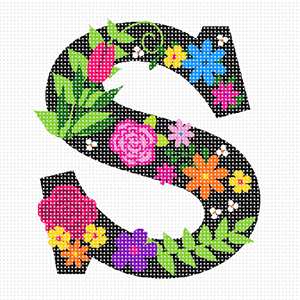 image of Letter S Primary Floral