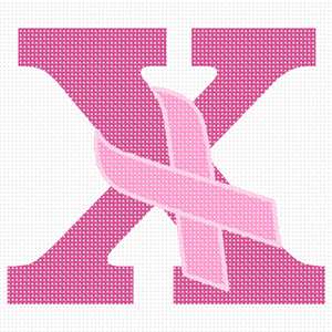 image of Letter X Hope Ribbon