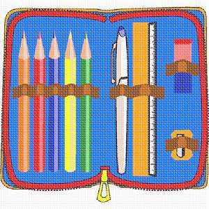 Perfect back to school needlepoint project