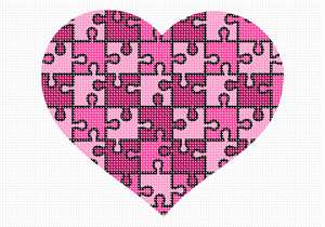 image of Pink Heart Puzzle
