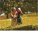 Needlepoint: Apple Picking