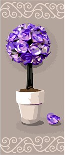 Needlepoint: Centerpiece Violet