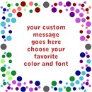 Needlepoint: Frame Big Dots