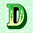 Needlepoint: The Letter D