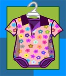 Needlepoint: Onesie Floral