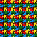 Needlepoint: Puzzle Pieces
