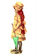 Needlepoint: Rebecca and Parasol