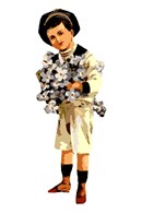 Needlepoint: Samuel and Flowers