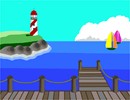 Needlepoint: Teddy Dock