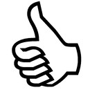 Needlepoint: Thumbs Up
