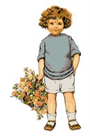 Needlepoint: Timmy and Flower Basket