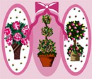 Needlepoint: Topiaries Pastel