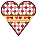 Needlepoint: Valentine Diamonds