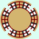 Needlepoint: Yarmulka Burberry 1