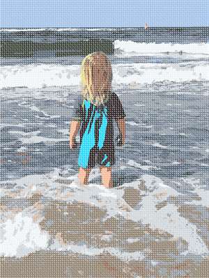 image of Toddler At The Beach
