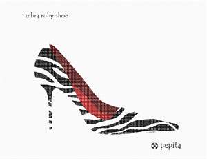 image of Zebra Ruby Shoe