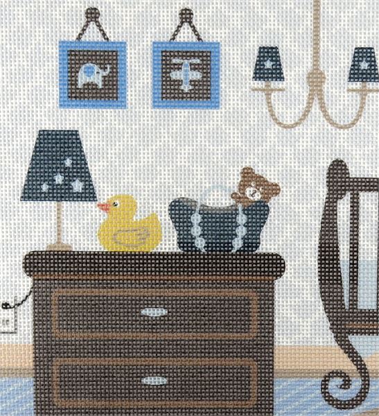 Needlepoint Canvas Baby Boy Nursery