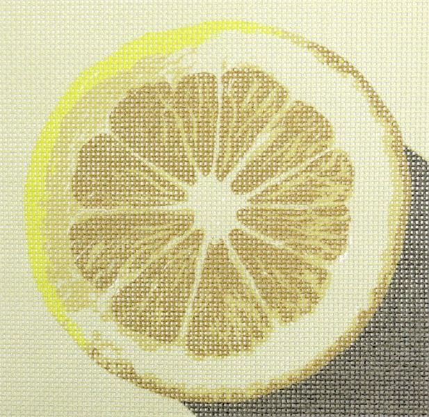 Needlepoint Canvas Lemon Slice