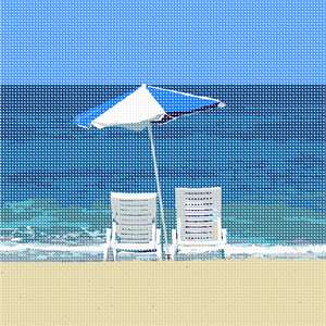 image of Beach Chairs Umbrella
