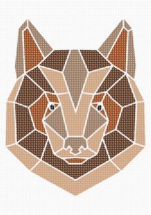 image of Bear In Geometric