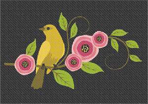 image of Bird And Flowers