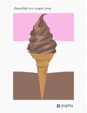 image of Chocolate Ice Cream Cone