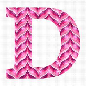 image of Letter D Bargello Fruit Punch