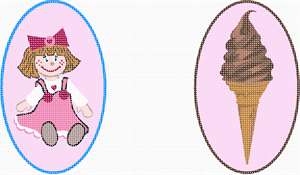 image of Doll Ice Cream Ornament Combo 18 mesh