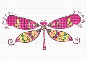 image of Dragonfly In Pink