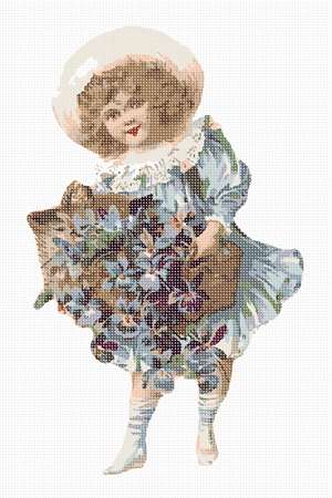 image of Elizabeth and Flower Basket