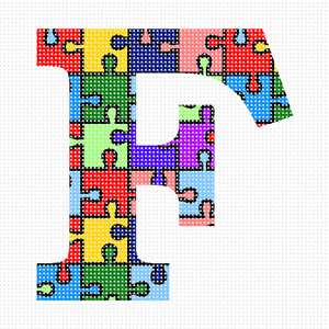 image of Letter F Puzzle Pieces