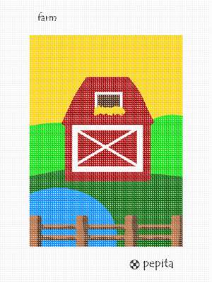 A simple farm scene.